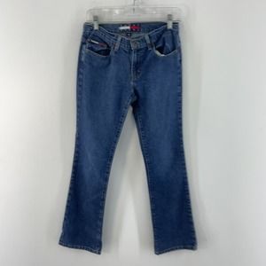 VTG Tommy Hilfiger Blue Stonewash Straight Leg Jeans Womens Size 5R